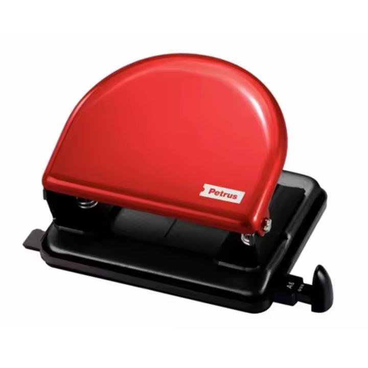 Taladro esselte petrus 52/ hasta 20 hojas/ rojo - 1