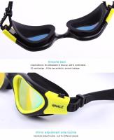Gafas De Natación Profesionales Para Adultos Con Lente Antiniebla Y Protección UV Ajustables Y De Silicona Para Hombres Y Mujeres Gafas De Piscina Impermeables - details 8