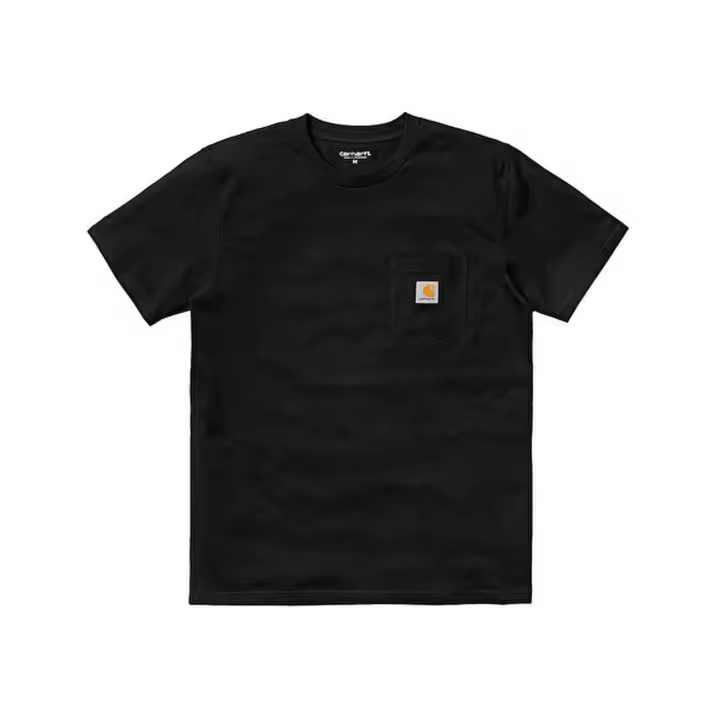 Camiseta de Manga Corta Carhartt WIP Pocket para hombre en color negro - 1