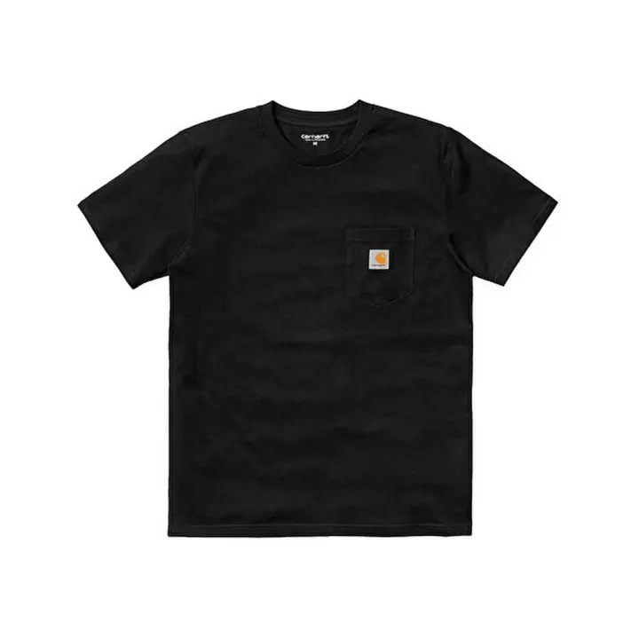 Camiseta de Manga Corta Carhartt WIP Pocket para hombre en color negro - 1