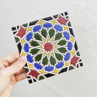 Azulejos de 15cm (6") cerámica andaluza - Spanish tiles for DIY, Decorative tiles, mosaic tiles, ceramic tiles, coaster, Spain tiles - details 0
