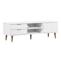 vidaXL Mueble de TV MOLDE madera maciza de pino 158x40x49 cm, Mueble de Salon, Mueble TV, Mueble TV salon, Mesa de TV, Mueble tele - details 2