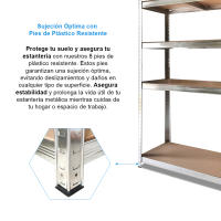 Estantería Metálica Galvanizada Nyana Home 875kg 5 Baldas 180x90x40cm - details 2