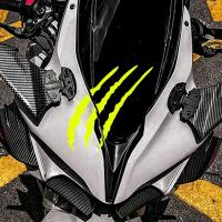 Pareja De Pegatinas De Claw Monster Para Moto Resistente Al Agua Y Al Sol Decoración Para Tanque De Combustible Faros Casco Y Cuerpo De La Moto - details 5