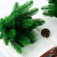 50 Pcs Ramas Artificiales De Navidad Con Puntas Verdes Accesorios Para Arandelas Y Decoración Del Hogar Material De Plástico - details 0
