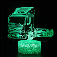 Lámpara De Noche LED 3D Anime Supra Coche Camión Cambio De Color Luz De Ambiente Para Decoración Del Hogar Regalos De Cumpleaños - details 12