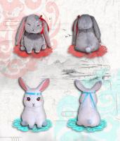 Muñeco De Peluche Kawaii Wei Wu Xian Conejo Lan Wang Ji Bunny Mo Dao Zu Shi Juguetes De Peluche Regalos Para Cumpleaños Unisex 24CM - details 4