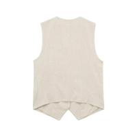 Conjunto Elegante Para Mujer TRAFZA Con Chaleco Y Pantalones Altos Cintura Ajustada Traje De Oficina Sin Mangas V-Neck Talla Regular - details 19
