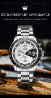 Reloj De Cuarzo Para Hombre OLEVS Marca Top Calibre Original Pantalla Luminosa Resistente Al Agua Acero Inoxidable Cronógrafo Calendario Estilo Casual - details 0
