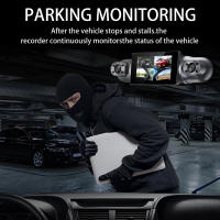 Cámara De Coche DVR Con WiFi GPS FHD 4 Lentes 1080P Grabadora De Video Nocturna Visión Negro Bocina Monitorea De Aparato 24H Park - details 9
