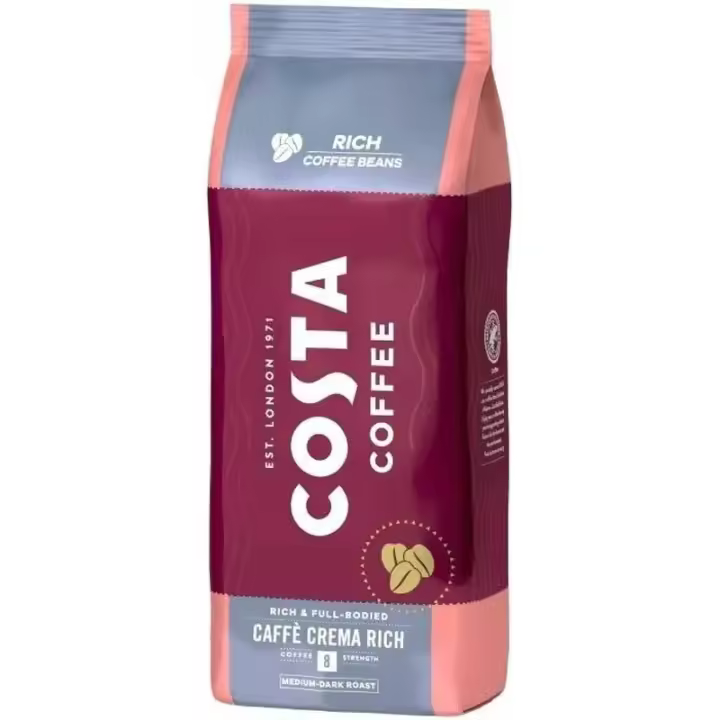 Costa Café crema Rich en Grano 1kg  cafe Italiano de calidad - 1