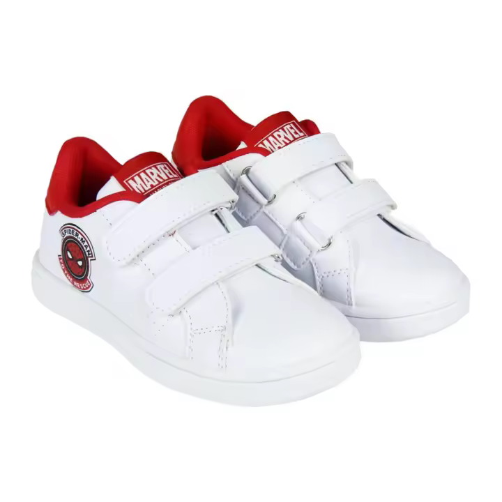 Spiderman Zapatillas 63892 Niño Blanco Oficial Velcro - 1