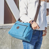 Nueva Bandolera Multifuncional Para Mujer Bolsa De Hombro Mensajera De Lona Con Gran Capacidad Estilo Casual Para Todas Las Occasiones - details 15