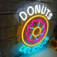 Luces LED Neón Deliciosos Donuts Para Decoración De Pared Tienda De Pastelería Decoración De Tienda De Caramelo Signo De Negocio USB Powered - details 3