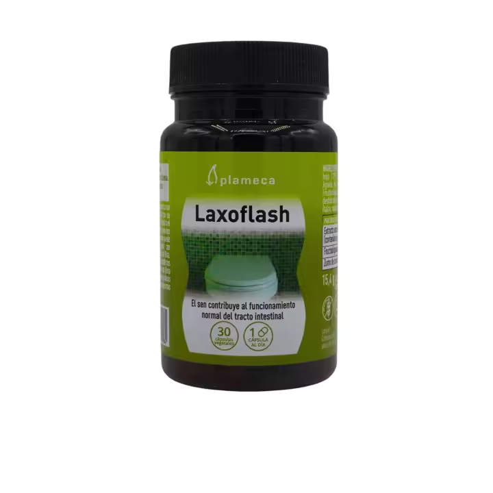 Laxoflash 30 cápsulas Plameca, laxante, estreñimiento, tracto intestinal, regularidad intestino, digestión.. - 1