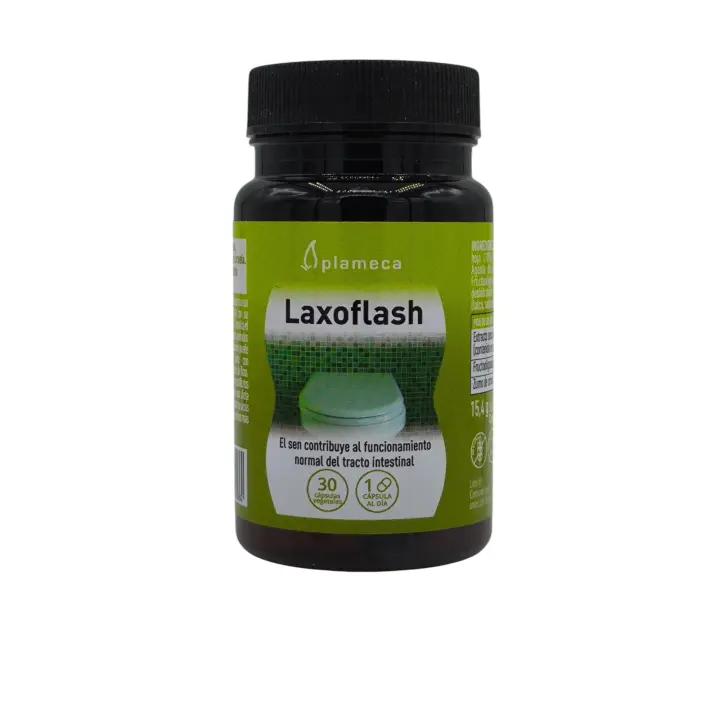 Laxoflash 30 cápsulas Plameca, laxante, estreñimiento, tracto intestinal, regularidad intestino, digestión.. - 1