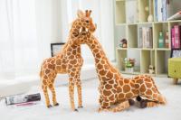 Gran Peluche De Giraffa Real Vida Juguete De Peluche De Animal Suave Para Decoración De Habitación Regalo De Cumpleaños Para Niños - details 16