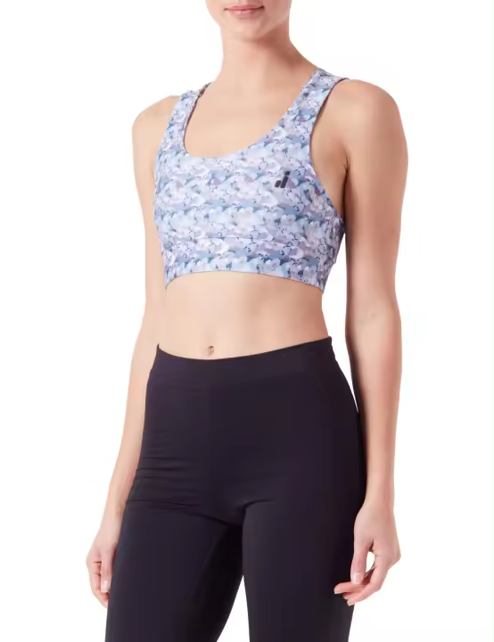 Top Joluvi Mavi de diseño deportivo y transpirable, con ajuste ergonómico que brinda soporte y comodidad, ideal para entrenamientos de alta intensidad y actividades deportivas. - 1