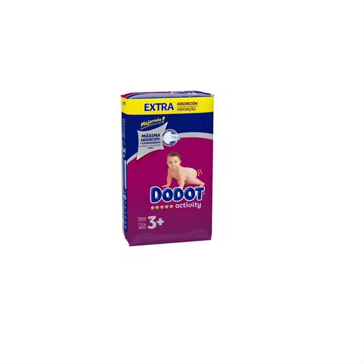 Dodot Activity Extra Jumbo Pack Talla 3+ 60 uds.. - 1