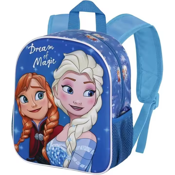 Mochila 3D Pequeña Dream Frozen 2 Disney Color Azul. Tamaño 31x26x11cm. KARACTERMANIA - 1