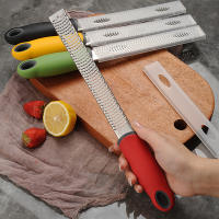 Rallador De Acero Inoxidable Con Mango Antideslizante Ecológico Para Queso Chocolate Limón Ajo Frutas Utensilio De Cocina - details 1