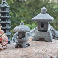 Mini Gáyabo Retro Lantejuelas Chinas Estatua De Mini Pagoda Decoración De Piedra Adorno Arquitectónico Para El Hogar Y Jardín - details 1
