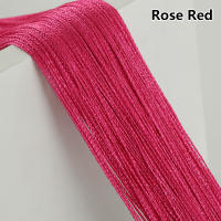 Cortina De Tela Suelta Recta 1x2m Para Decoración De Boda Y Puertas Cortina Romana De Color Sólido Sin Capa Doble Material 100% Poliéster - details 12