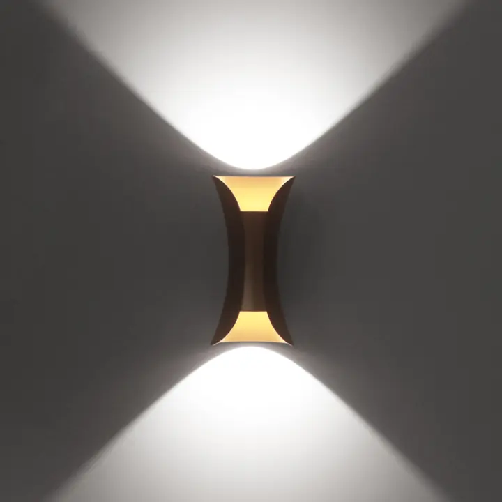 Lámpara De Pared LED 10W COB Impermeable IP65 Luz Exterior Iluminación Dual Decorativa Para Pasillo Jardín Y Habitaciones - 1