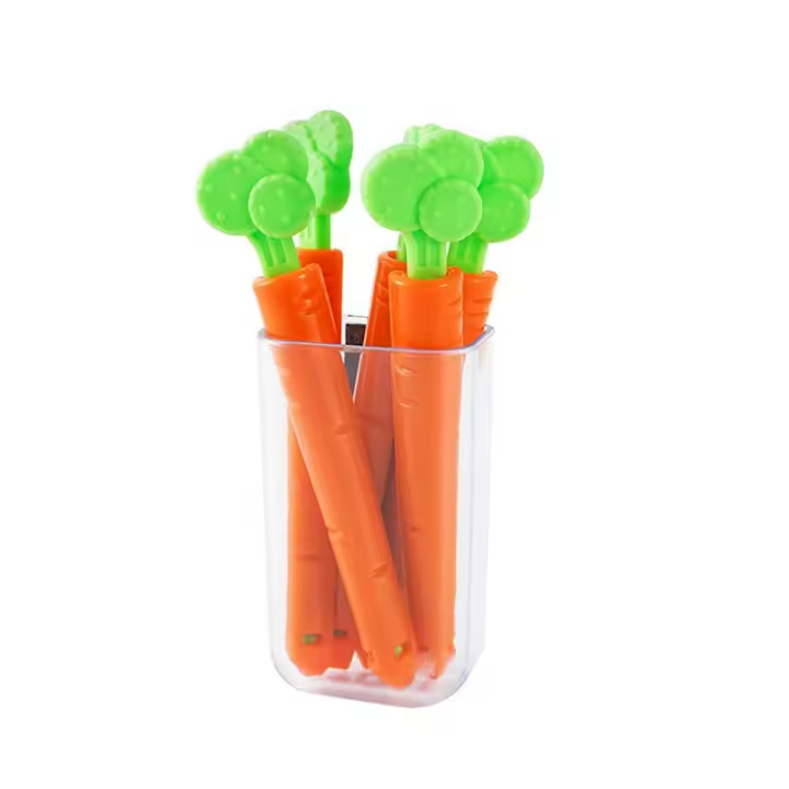 Clip De Sellado Creativo En Forma De Zanahoria Para Cocina Resistente Al Humo Almacenamiento De Alimentos Y Aperitivos - 1