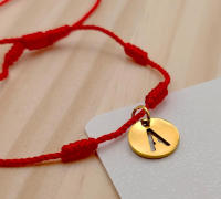 Cotigo-pulsera Roja 7 Nudos Amuleto Hilo Rojo Pulsera Parejas Pulsera Amistad 28cm - details 5