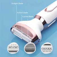 Epilador Eléctrico Para Mujer 4 En 1 Cepillo De Afeitar Inalámbrico Painless Eliminador De Vello Corporal Regalo Para Mujer - details 8