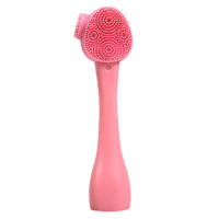 Cepillo De Limpieza Facial De Silicona 2 En 1 Instrumento De Limpieza Facial Eliminador De Masка De Arcilla Y Rascador De Maquillaje - details 19