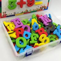 Juego De Letras Y Números Magnéticos Para Nevera Alfabeto ABC Y Cuentas 123 En Plástico Educativo Para Preescolar Aprendizaje Uso En Nevera - details 1