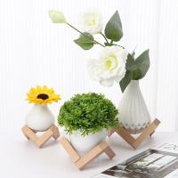Soporte De Bola De Cristal Con Base De Luna Para Decoración De Escritorio Madera Elegante Adorno De Hogar Regalo Con Propiedades Fotográficas - details 5