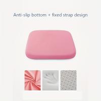 Cojín De Asiento De Esponja Para Oficina Y Comedor Con Diseño Antisalga Y Rebound Lento Almohadilla De Memoria De Alta Densidad Para Silla De Escritorio - details 5