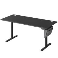Escritorio Eléctrico Regulable en Altura con 4 Memorias, Bolsillo de Almacenamiento, Para Oficina, Estudio, Blanco, Marrón o Negro, 70x160x72-120 cm - details 12