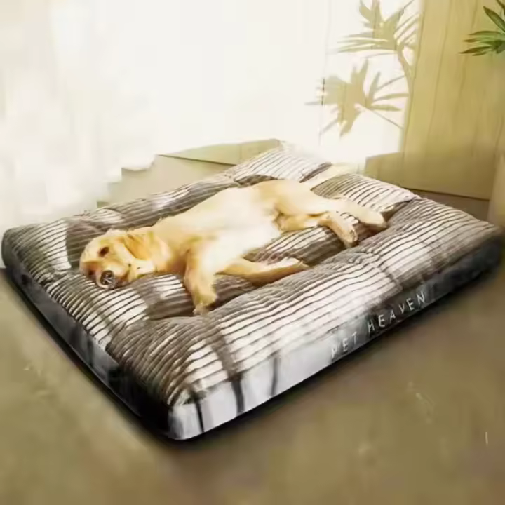 Cama De Invierno Para Perros Cálida De Corduroy Alfombra Suave Para Pequeños Medianos Y Grandes Perros Con Capa Desmontable Y Lavable Para Pupusas - 1