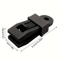 10pcs Clips De Plástico Para Remaches De Tenda Al Aire Libre Con Cierre De Cuerda Antiviento Punto De Pulla Accesorios De Tenda - details 1