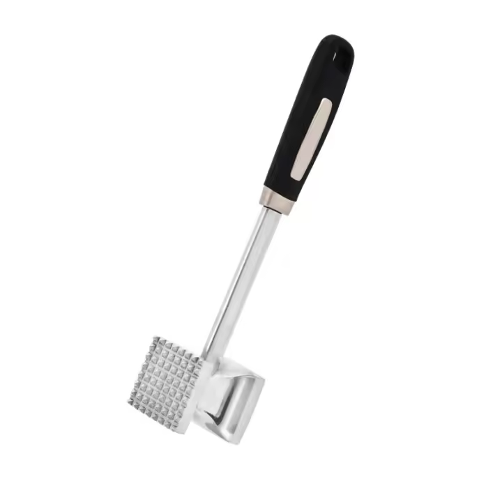 Martillo Carne, Mazo para Carne Doble Cara, Ablandador de Carne, Martillo ablandador de Carne de Mero Inoxidable Herramiento de Cocina, para Filetes,Pollo,Cerdo - 1