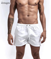 Shorts De Natación Para Hombre Quick Dry Con Cinturón Ajustable Y Bolsillos Para Surf Y Playa Estilo Casual Transpirable - details 1