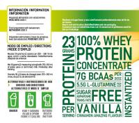EFNE PROTEÍNA WHEY 100% SABOR VAINILLA 1 kg - Proteína de suero de leche para deportistas exigentes - details 1