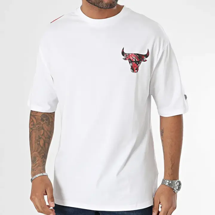 Camiseta Chicago Bulls New Era "Large Infill" - blanco - 1