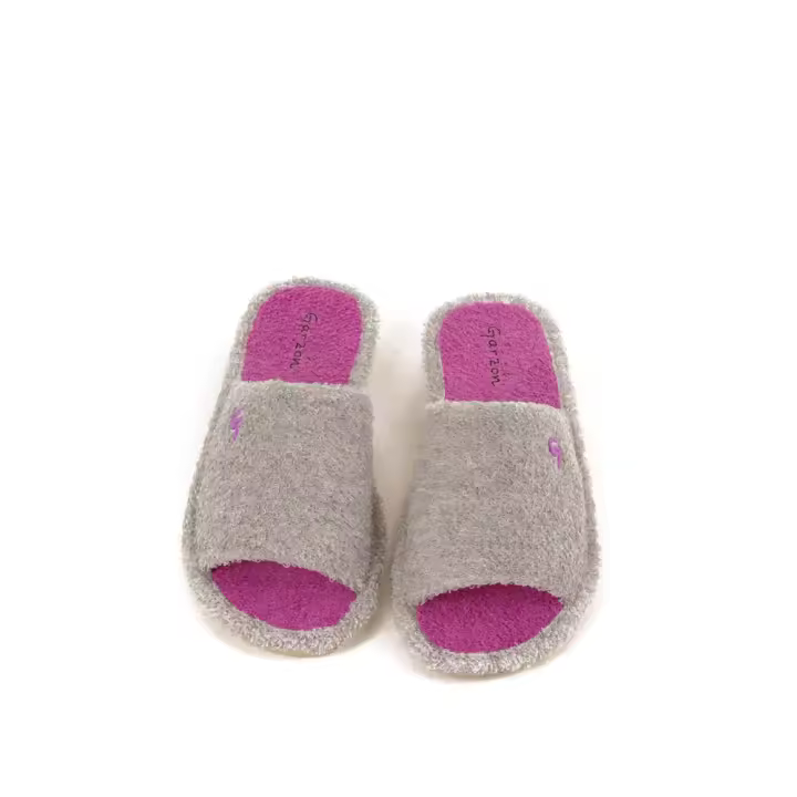 Garzón mod. P410 zapatilla casa para mujer en toalla rizo, sin cordones - 1