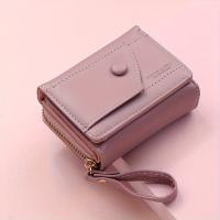 Cartera de Mujer Nueva 2025, Short cartera with Cremallera para Mujer, Monedero de Tres pligues, Linda Cartera de estudios para Mujer - details 1