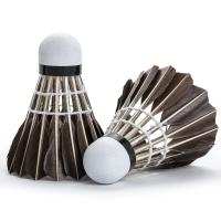 Pelota De Badminton Profesional Hecha De Pluma De Ganso Negra Para Entrenamiento Deporte Material De Cabeza Poliéster Esponjado - details 13