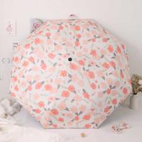 Paraguas de viaje plegable compacto anti-UV, 99% de Protección UV, a prueba de viento y Lluvia, Pequeño, ligero y Moderno para helbres y Mujeres. - details 2