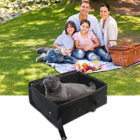 Pila De Orina Para Gatos Plegable Portátil Y Resistente Al Masticar Y Rascado Con Funda De Algodón Oxford Desechable Baño Del Gato - details 0