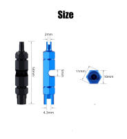 Herramienta Multifuncional 3-en-1 TOOPRE Para Bicicleta Remover De Válvula Core Wrench Spanner Extensor De Válvula Schrader Y Presta - details 8