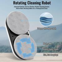 Robot Limpiacristales Eléctrico 5600Pa | Limpiador de ventanas automático para exterior e interior | Ideal para cristales grandes - details 11