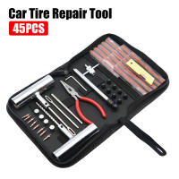 Kit De Reparación De Neumáticos Para Coche Y Motocicleta Herramienta De Estornudado 45 Piezas Accesorios De Automóvil Set De Tornillos Para Neumáticos - details 1